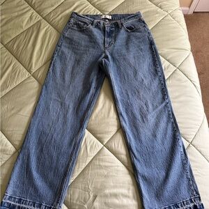 Abercrombie & Fitch Curve Love The Baggy Low Rise Jeans